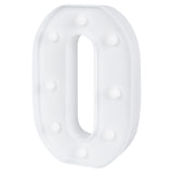 Sign, LED Marquee, 8.75 Inch, Letter O, White,1 - 1 EACH