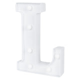 Sign, LED Marquee, 8.75 Inch, Letter L, White,1 - 1 EACH