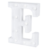 Sign, LED Marquee, 8.75 Inch, Letter E, White,1 - 1 EACH