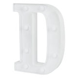 Sign, LED Marquee, 8.75 Inch, Letter D, White,1 - 1 EACH