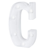 Sign, LED Marquee, 8.75 Inch, Letter C, White,1 - 1 EACH
