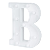 Sign, LED Marquee, 8.75 Inch, Letter B, White,1 - 1 EACH