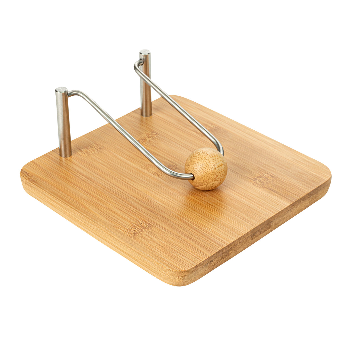 Holder, Napkin, 7.25 x 7 x 3 Inch, Bamboo, Natural, with Weight,1 - 1 EACH
