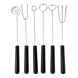 Dipping Tools, Fork, 6-Piece, Stainless Steel,1 - 1 EACH