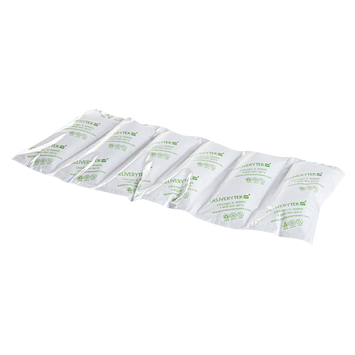 Ice Pack, Shipping, Delivery Tek, Plastic, 1 x 6 Cells, 15.25 x 5.75 Inch,10 - 1 EACH