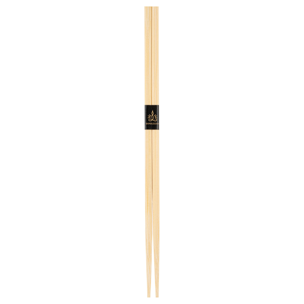 Chopsticks, Bambuddha Modern, Bamboo, Natural, 9.5 Inch, with Paper Band, 1 Each,100 - 1 COUNT