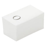 Towels, Guest, Luxenap, Linen-Like, White, with Silver Sans Serif Letter O, Air Laid, 15.75 x 8 Inch,50 - 1 EACH