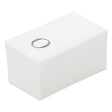 Towels, Guest, Luxenap, Linen-Like, White, with Silver Sans Serif Letter O, Air Laid, 15.75 x 8 Inch, 1 Each,50 - 1 COUNT