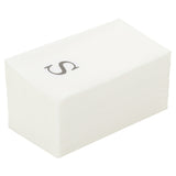 Towels, Guest, Luxenap, Linen-Like, White, with Silver Sans Serif Letter S, Air Laid, 15.75 x 8 Inch, 1 Each,50 - 1 COUNT