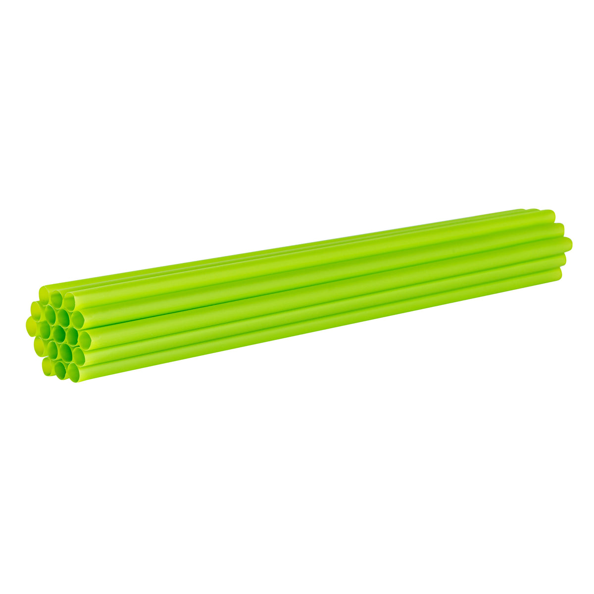 Straws, Basic Nature 8.25 Inch, Plastic, Green, PLA & PBAT, 1 Each,100 - 1 COUNT