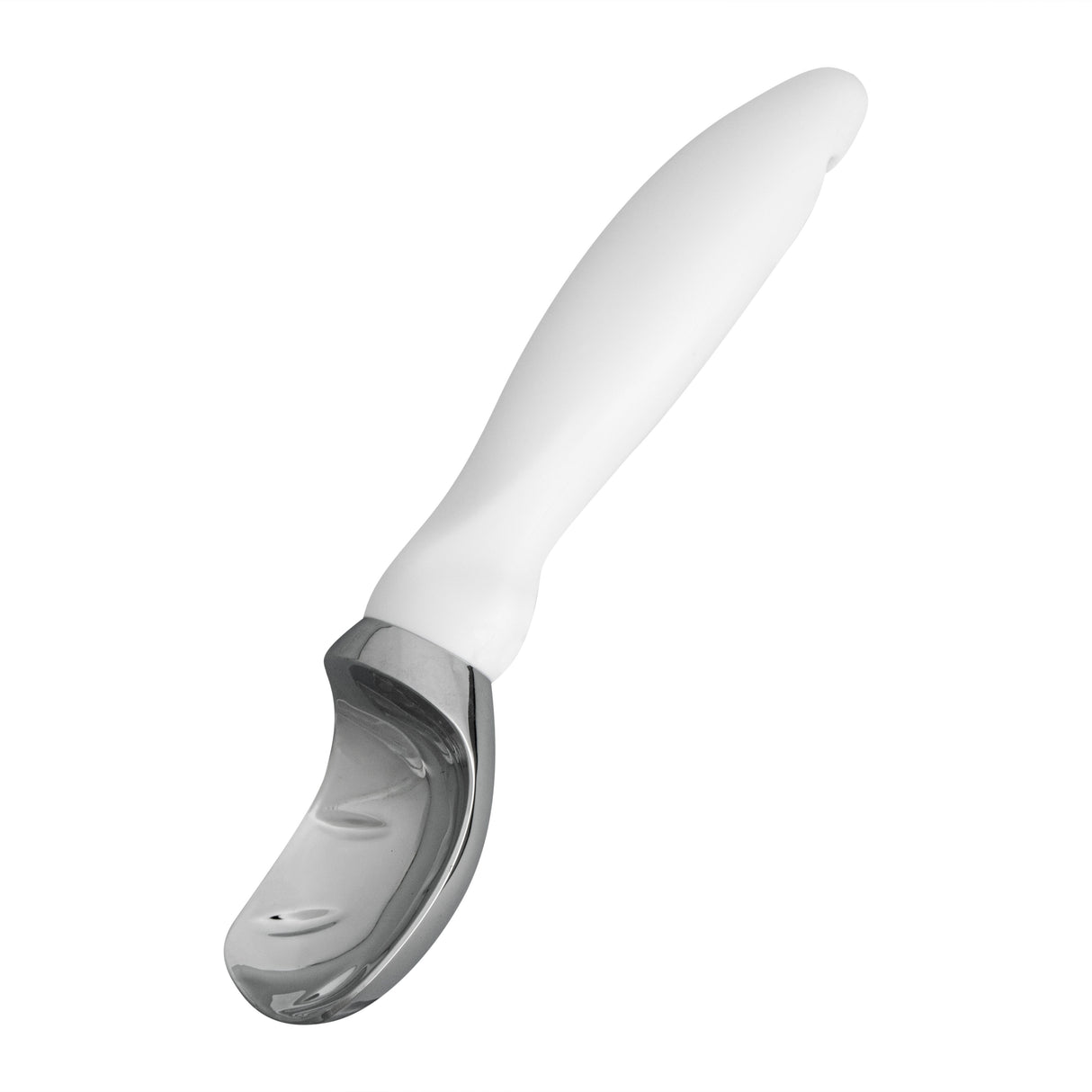 Scoop, Ice Cream, Comfy Grip, Zinc, White, 7.75 x 2 x 1.75 Inch,1 - 1 EACH