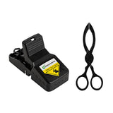 Mouse Trap, Interlocking Teeth, Pest Tek, 2-Clamp, Black, Plastic, Reusable,1 - 1 EACH