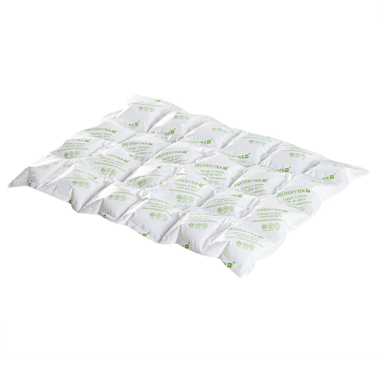 Ice Packs, Shipping, Delivery Tek, Plastic, 4 x 6 Cells, 15.25 x 11.5 Inch,100 - 1 EACH
