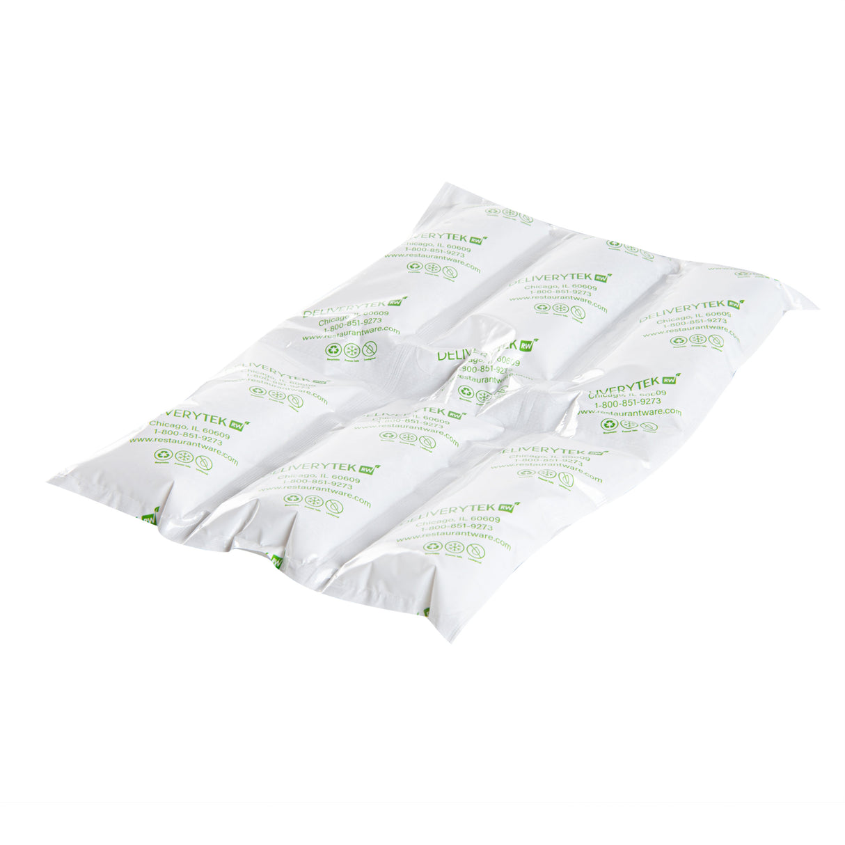 Ice Packs, Shipping, Delivery Tek, Plastic, 3 x 2 Cells, 11.5 x 7.75 Inch,100 - 1 EACH