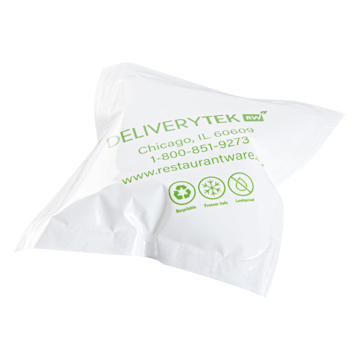 Ice Packs, Shipping, Delivery Tek, Plastic, 2.75 x 2.5 Inch,100 - 1 EACH