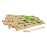 Spoons, Bambuddha, Bamboo, Natural, Kraft Paper Pouch, 7 x 1.25 Inch,1000 - 1 EACH