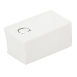 Towels, Guest, Luxenap, Linen-Like, White, with Silver Sans Serif Letter C, Air Laid, 15.75 x 8 Inch, 1 Each,2000 - 1 COUNT