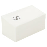 Towels, Guest, Luxenap, Linen-Like, White, with Silver Sans Serif Letter S, Air Laid, 15.75 x 8 Inch,2000 - 1 EACH