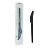 Knives, Basic Nature, Plastic, Black, 6.5 Inch, CPLA, Heat-Resistant,250 - 1 EACH