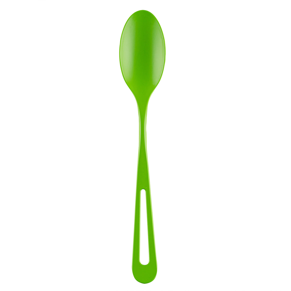 Spoons, Basic Nature, Plastic, Green, CPLA, 7.5 Inch, Heat-Resistant,250 - 1 EACH