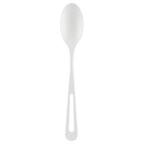 Spoons, Basic Nature, Plastic, White, CPLA, 7.5 Inch, Heat-Resistant, 1 Each,250 - 1 COUNT