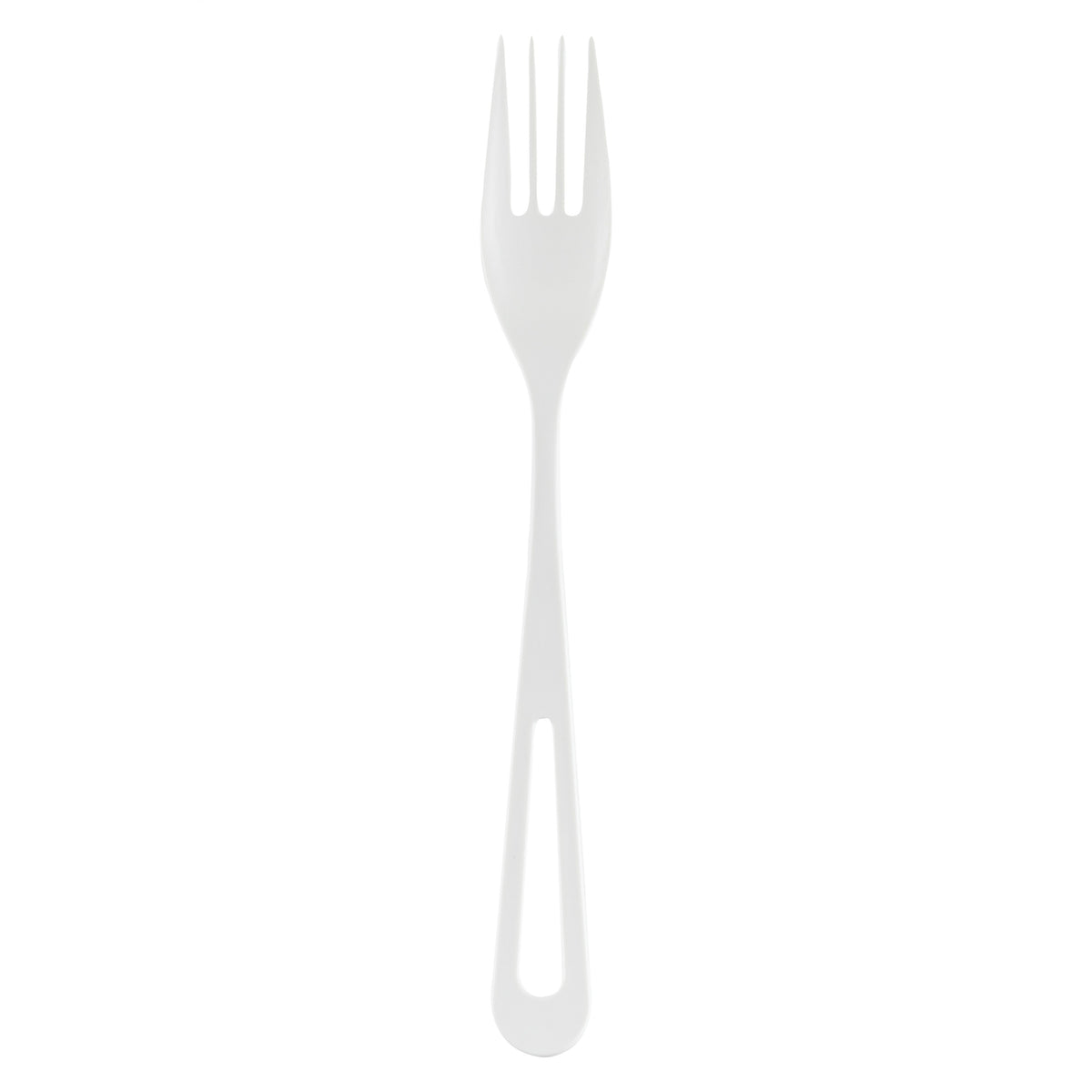 Forks, Basic Nature, Plastic, White, 7.5 Inch, CPLA, Heat-Resistant, 1 Each,250 - 1 COUNT