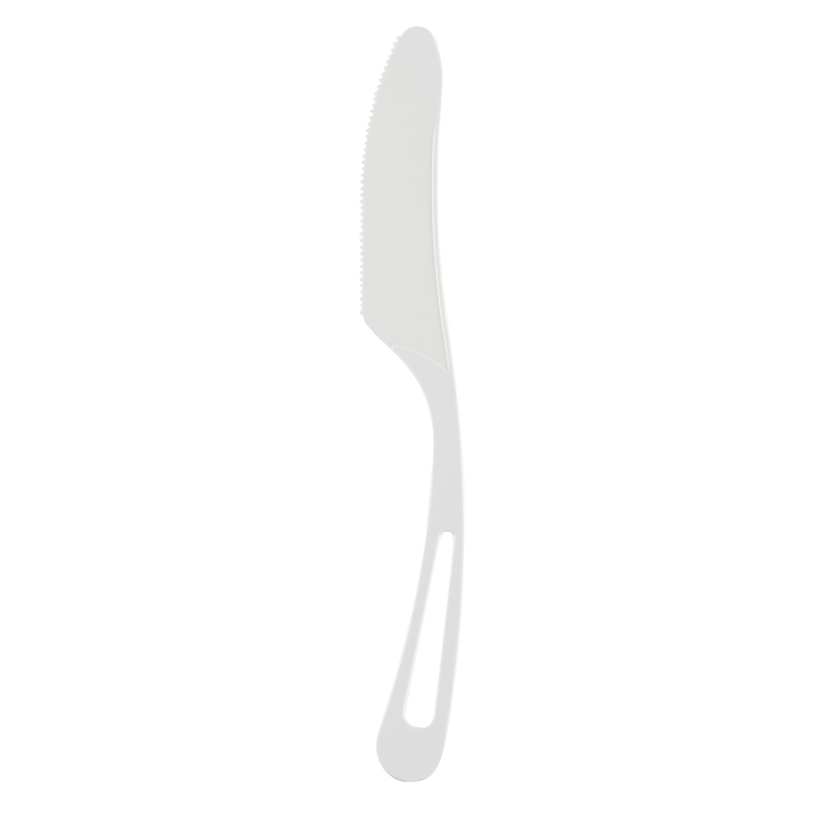 Knives, Basic Nature, Plastic, White, 7.5 Inch, CPLA, Heat-Resistant, 1 Each,250 - 1 COUNT