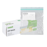 Bags, Bag Tek 1 Quart, Plastic, Clear, Double Zipper, 7.5 x 7 Inch, with Write-On Label, 1 Each,1000 - 1 COUNT