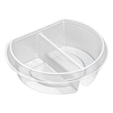 Inserts, 2-Compartment, 4 Ounce, Plastic, Clear, for 11 Ounce Parfait Cup,100 - 1 EACH
