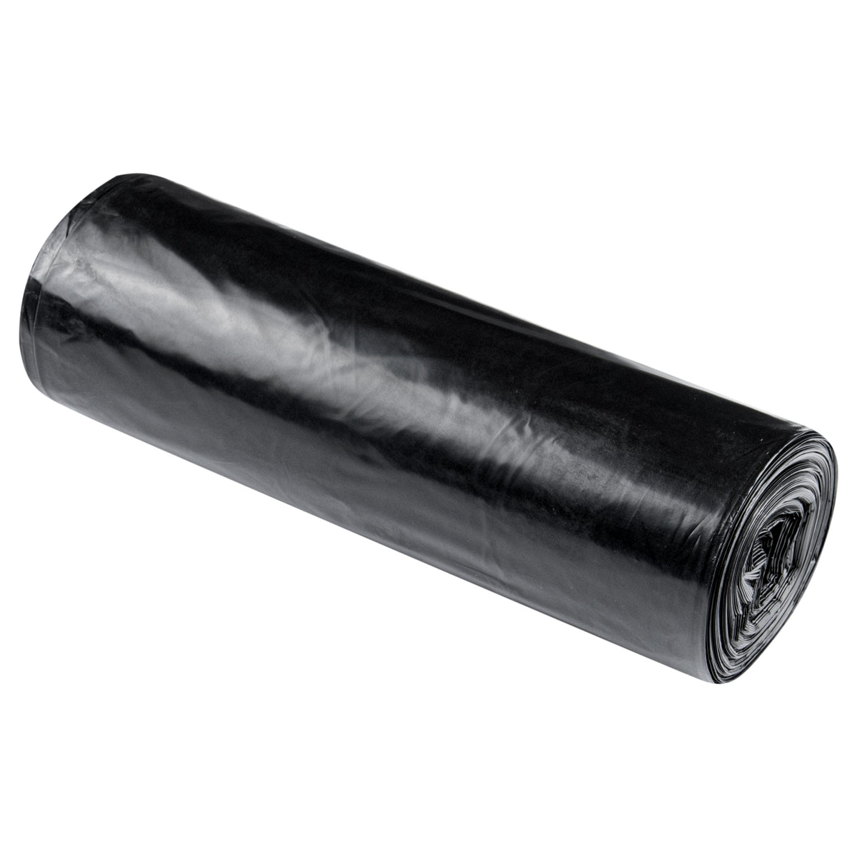 Can Liners, 55 Gallon, Black, Heavy-Duty, 1.5 Mil, 1 Each,100 - 1 COUNT