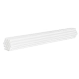 Straws, Basic Nature 8.25 Inch, Plastic, White, PLA & PBAT, 1 Each,2000 - 1 COUNT