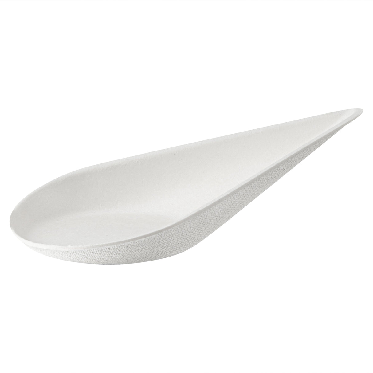 Spoons, Tasting, Pulp Safe, Sugarcane, White, Teardrop, 4.25 x 2 x 1.25 Inch,100 - 1 EACH