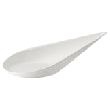 Spoons, Tasting, Pulp Safe, Sugarcane, White, Teardrop, 4.25 x 2 x 1.25 Inch,100 - 1 EACH