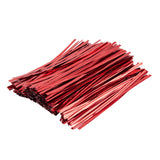 Twist Ties, Bag Tek, 6 Inch, Red,500 - 1 EACH