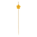 Skewers, 4.75 Inch, Bamboo, Yellow Flower,1000 - 1 EACH
