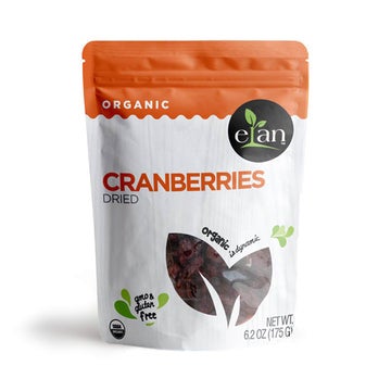 Cranberries, Dried, Organic,8 - 175 Gram Avg