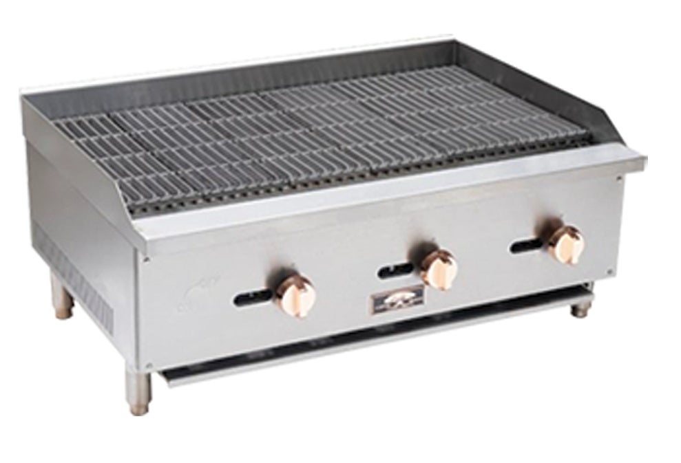 Charbroiler, Countertop, 36 Inch, Natural Gas,1 - 1 EACH