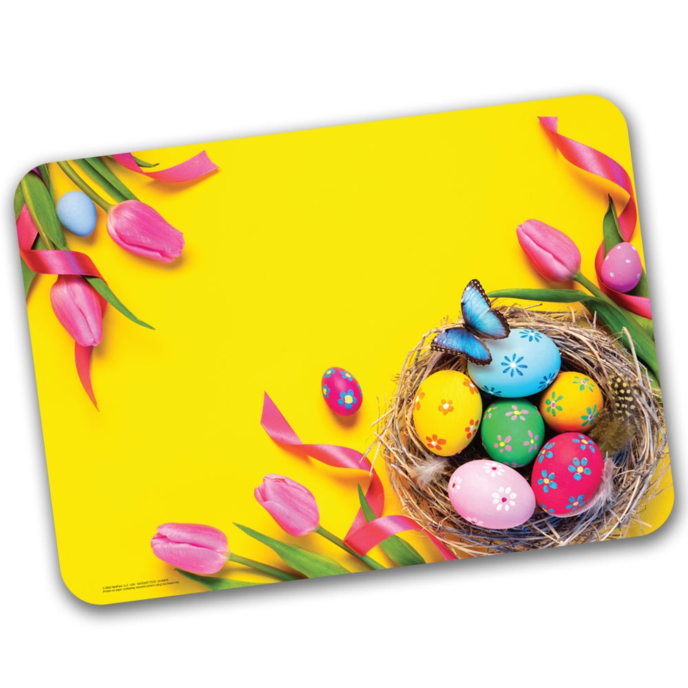 Placemats, 14 x 19 Inch, Paper, Easter, 1 Each,250 - 1 COUNT