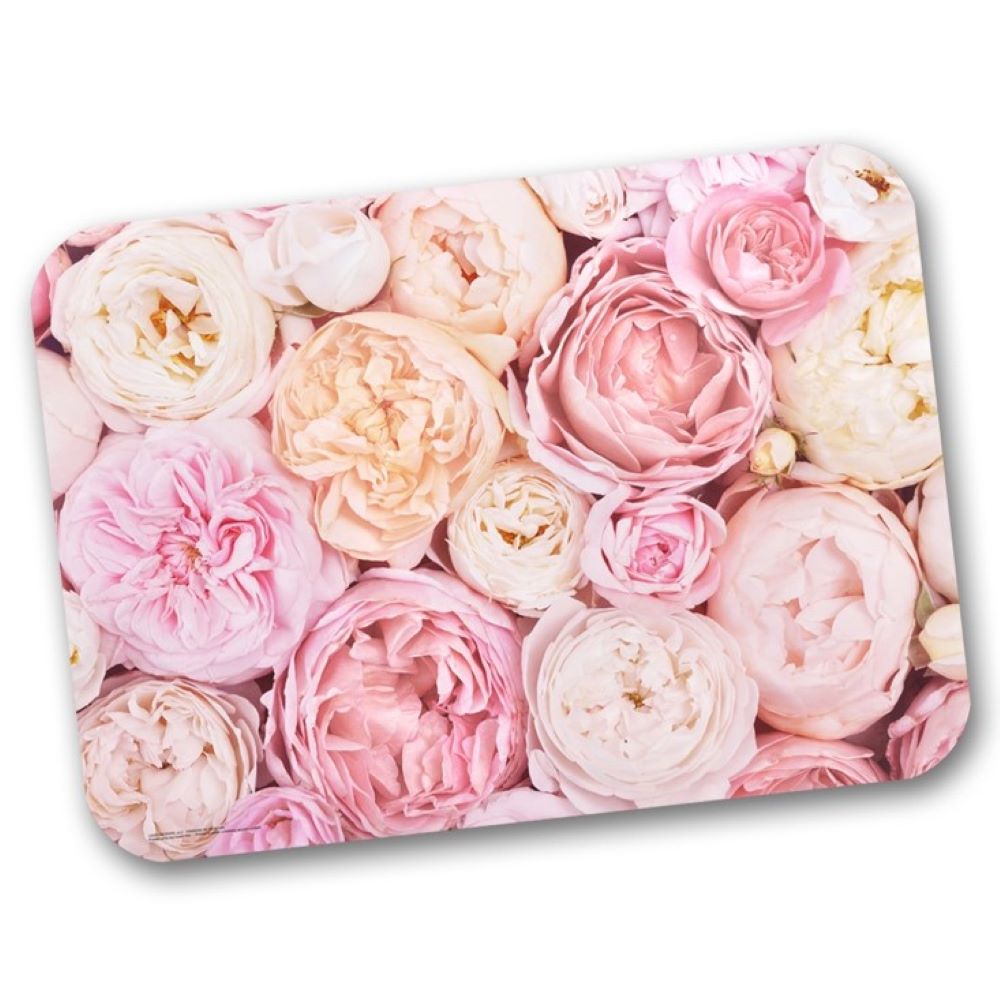 Placemats, 14 x 19 Inch, Paper, Roses, 1 Each,250 - 1 COUNT