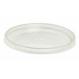 Lids, Flat, Plastic, Clear, for Soup Cups,10 - 50 COUNT