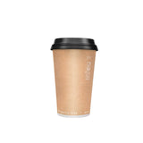 Cups, 8 Ounce, Paper, Kraft, Double-Wall,20 - 50 COUNT