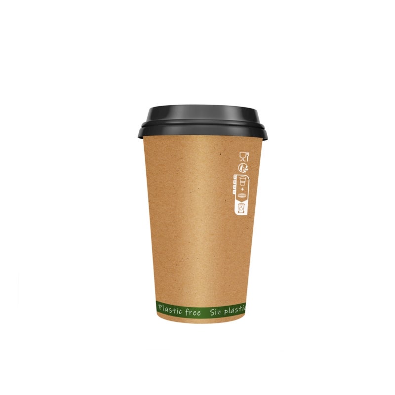 Cups, Zen 8 Ounce, Paper, Kraft,20 - 50 COUNT