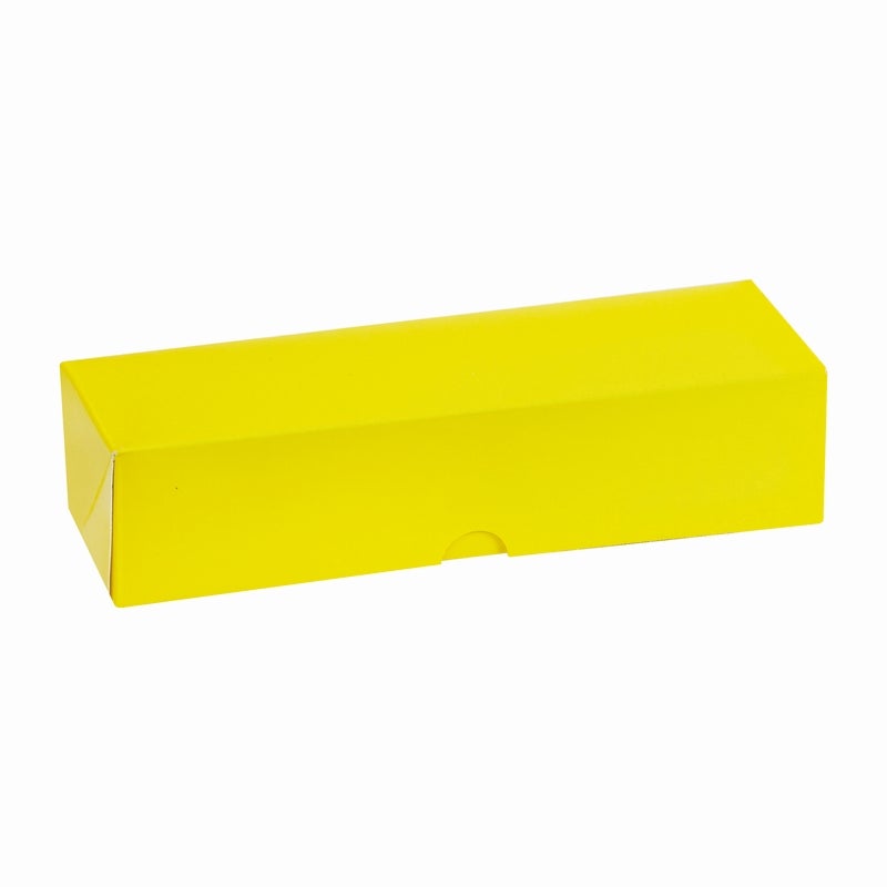 Boxes, 7-Compartment Macaron, 8.5 x 2.7 x 1.9 Inch, Yellow,5 - 50 COUNT