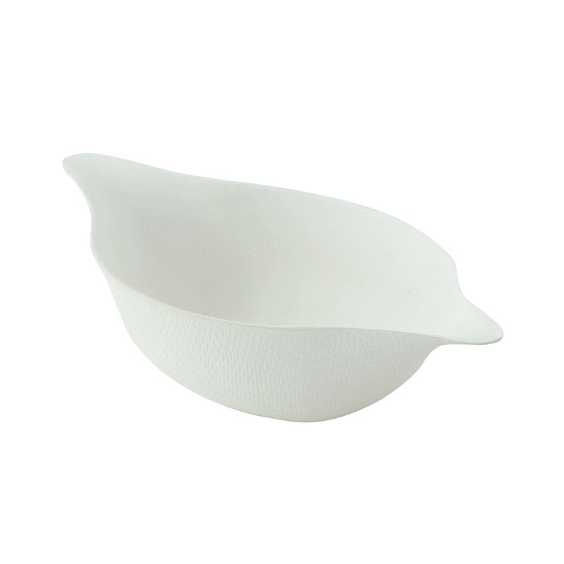 Dishes, Sauce, 4.3 x 2 x 1 Inch, Sugarcane, White, Diamond-Shaped, 1.5 Ounce,10 - 30 COUNT