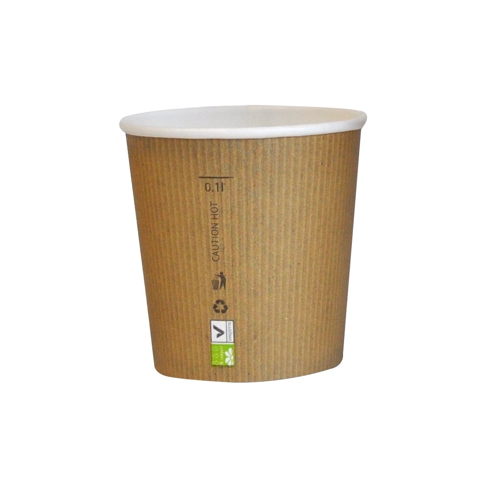 Cups, Zen 4 Ounce, Paper, Kraft, 2.4 x 2.5 Inch,20 - 50 COUNT