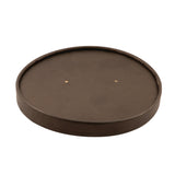 Lids, Paper, Black & Kraft, 5.91 x 0.63 Inch, for Buckaty Container,8 - 45 COUNT