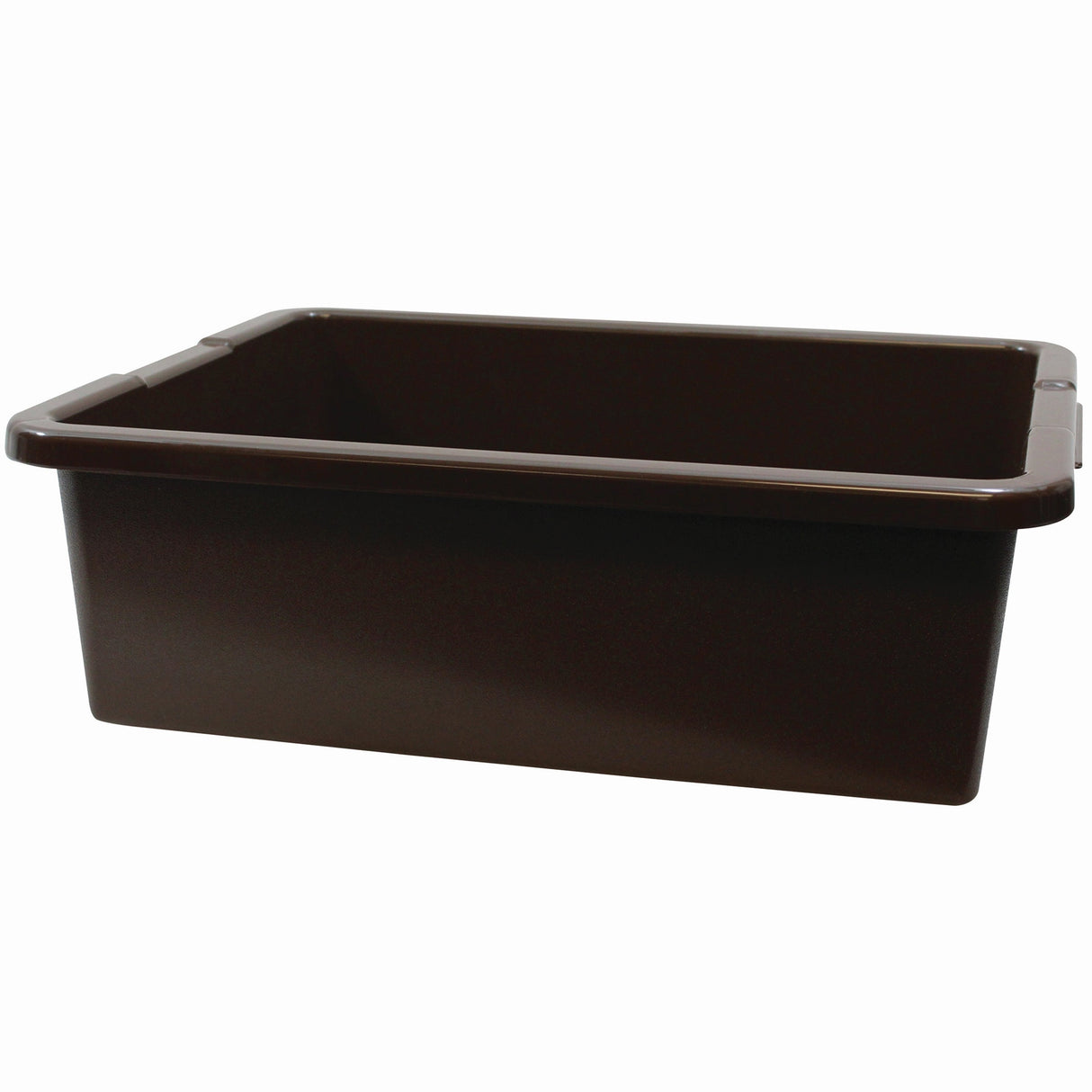 Tote Boxes, Heavy-Duty, Brown, Polyethylene,6 - 1 EACH