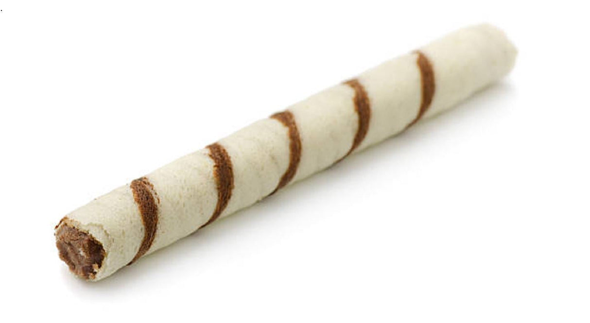 Cookies, Rolled Wafer, Chocolate Hazelnut Pirouline-Filled, Shelf-Stable,6 - 35.2 OUNCE