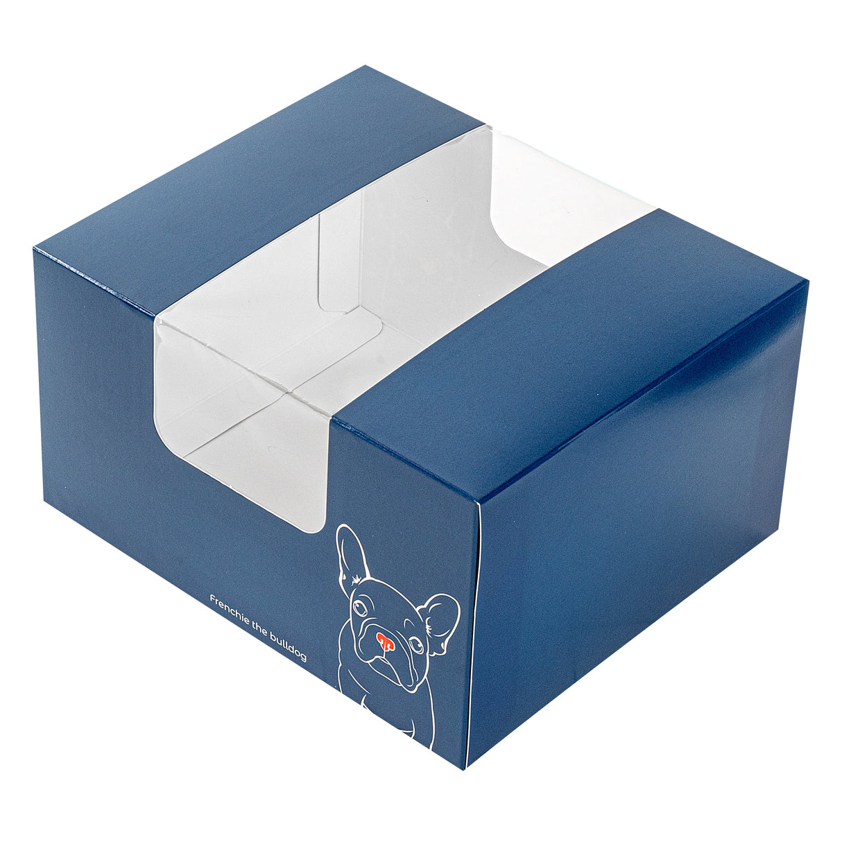 Boxes, Pastry & Cake, 7 x 6 x 4 Inch, Paper, Frenchie, with Window,100 - 1 EACH