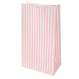 Bags, Bag Tek 7 x 4.25 x 12.50 Inch, Paper, Pink & White Stripe, 12 Pound,100 - 1 EACH